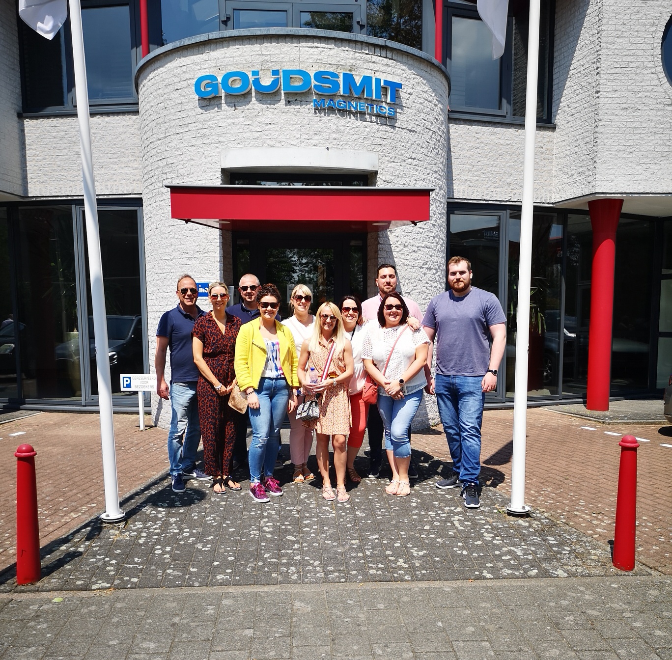 Goudsmit UK Team at the Goudsmit Magnetics Group HQ 