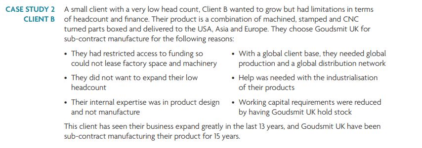 Logistics solutions case study with client B