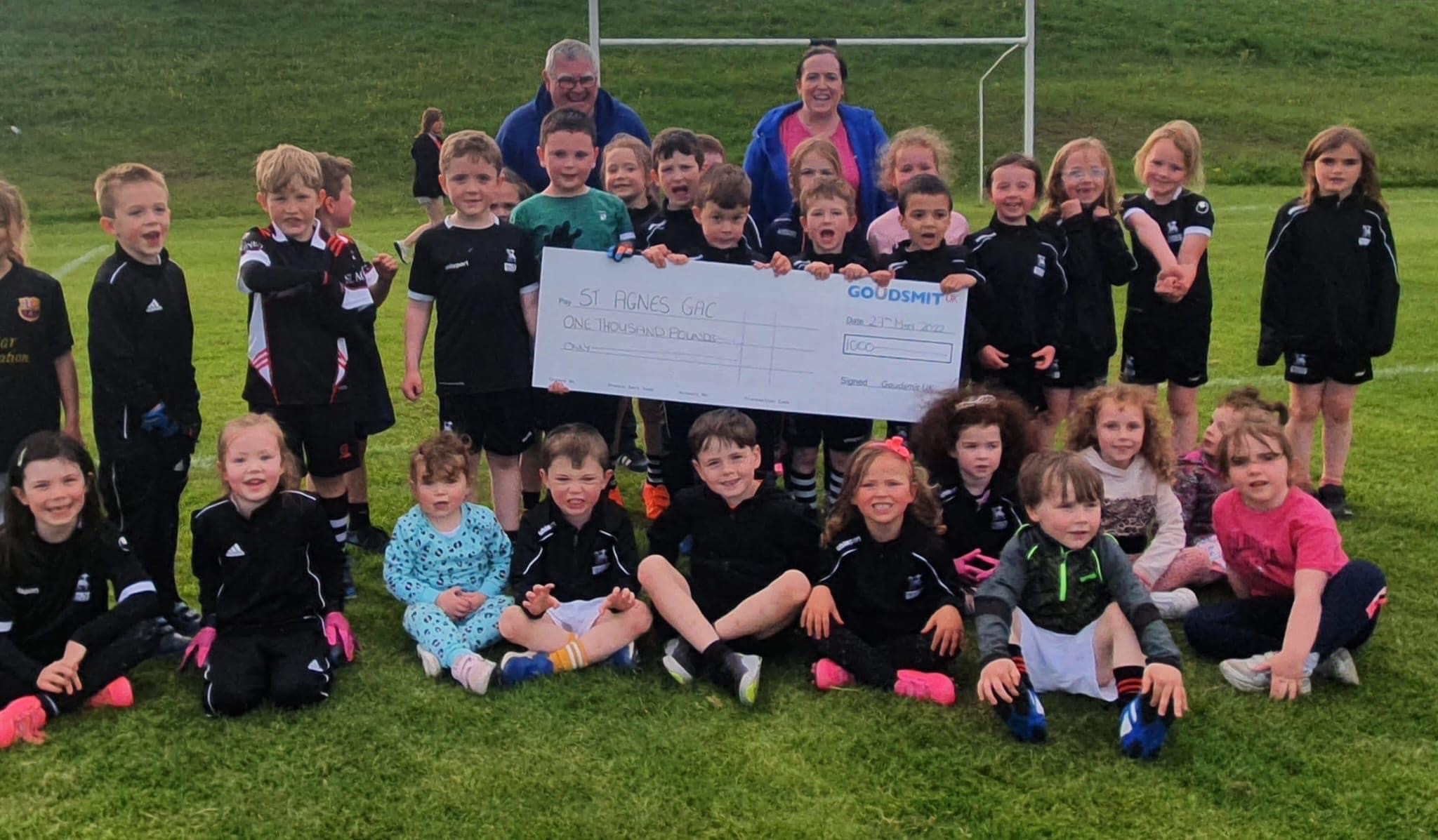 Corporate responsibility update: St. Agnes GAC donation 